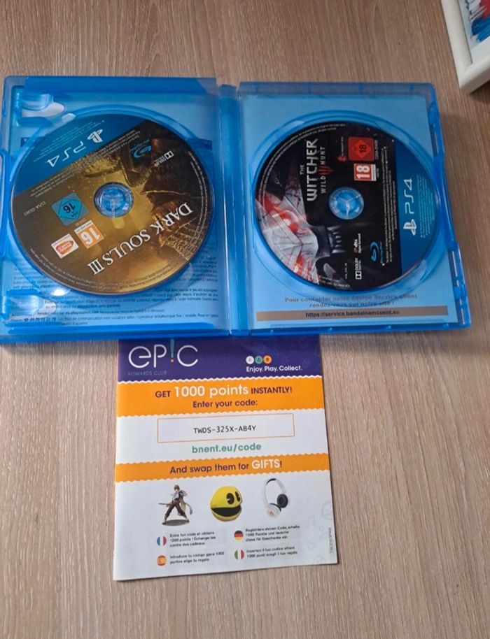 🎮 Jeu PS4 - The Witcher 3 + Dark Souls III (Double pack) 🎮 - photo numéro 3