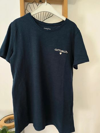 Tee shirt amour camaïeu