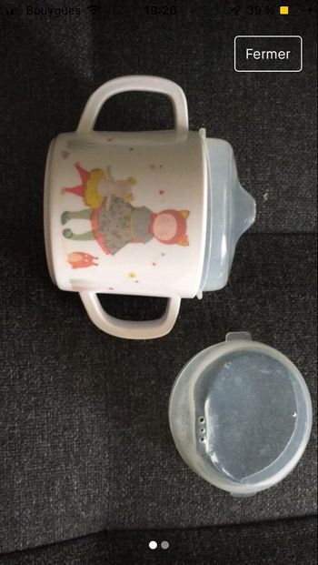 Verre à bec moulin rôti