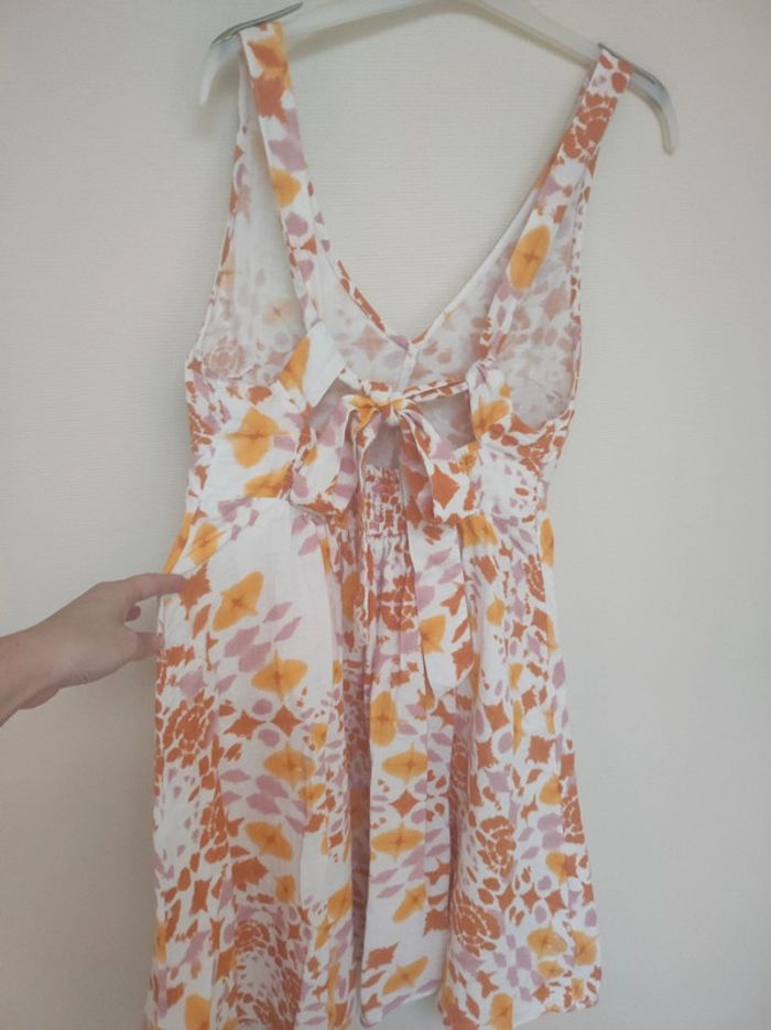Robe dos nu en gaze de coton - photo numéro 7