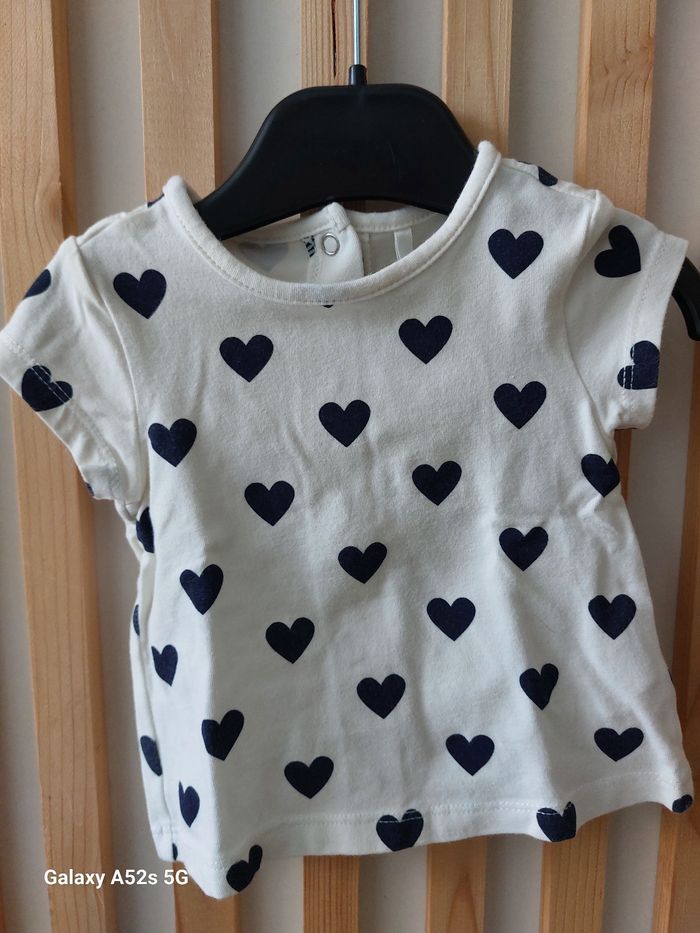 T-shirt fille 3 mois
