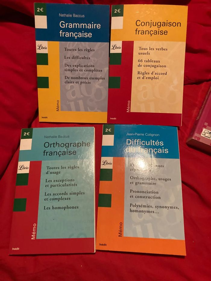 Lot de 4 livres de français - photo numéro 2