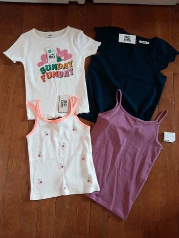 Lot tee-shirt été 8ans fille neufs