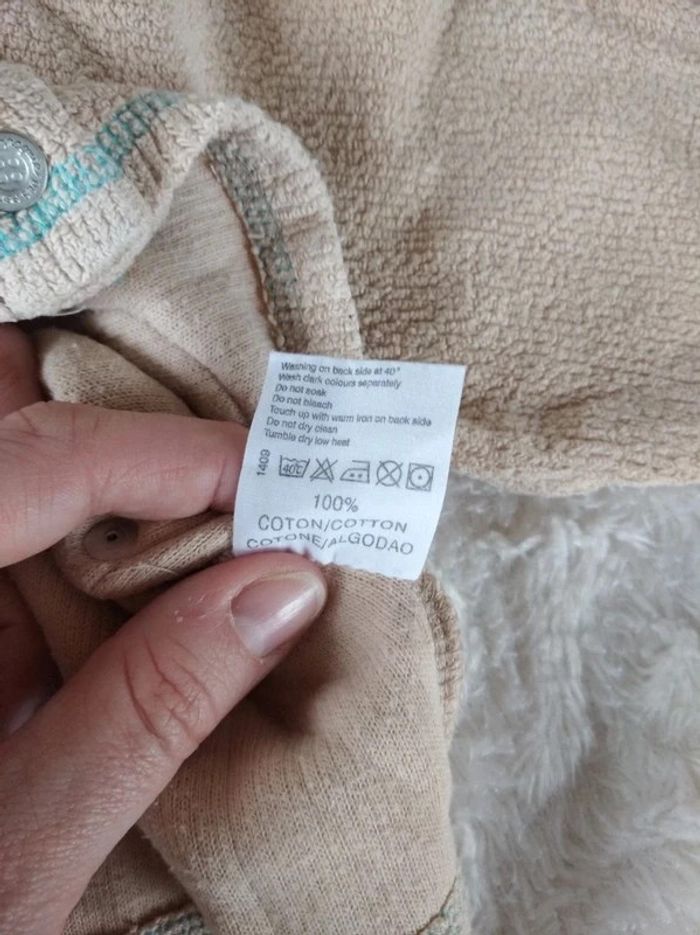 Gilet avec capuche Mixte 12 mois La compagnie des petits 100% coton - photo numéro 9