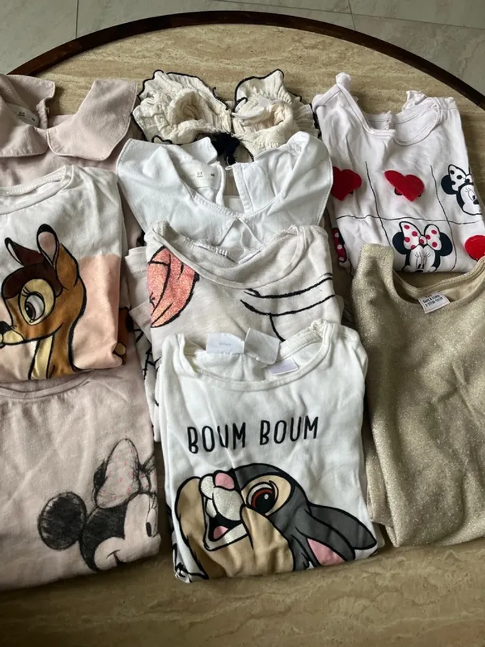 Lot de tee shirt manche longue bébé fille - photo numéro 3