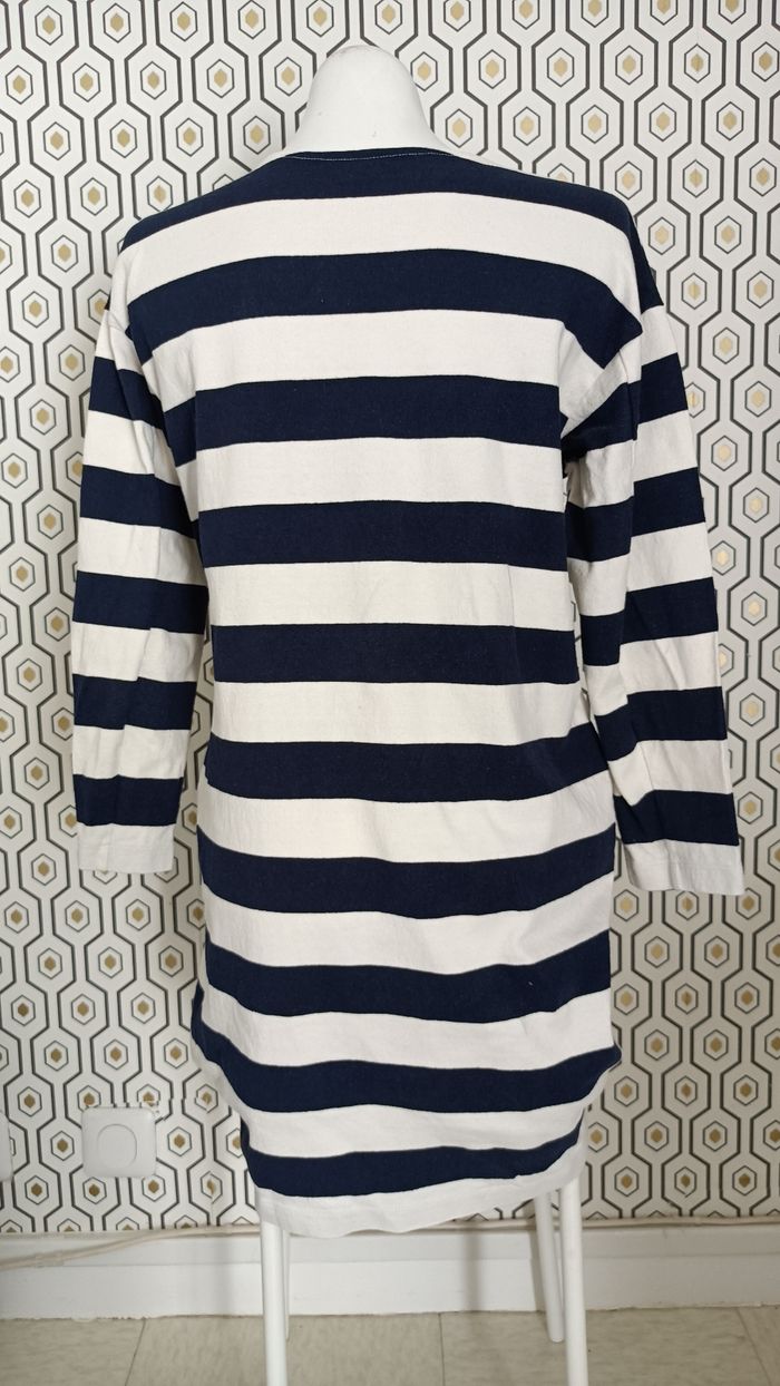 Robe rayure coton UNIQLO T.36 - photo numéro 2