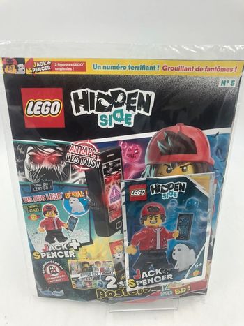 Magazine Lego Hidden Side + figurine Jack Spencer neuf