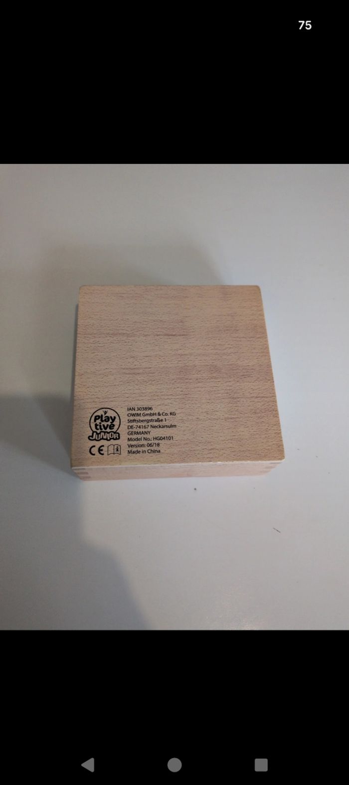 Jeu memory animaux en bois marque playtive - photo numéro 2