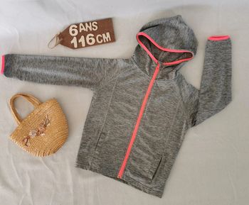 Sweat 👸 à capuche, très léger, eldys, 6ans