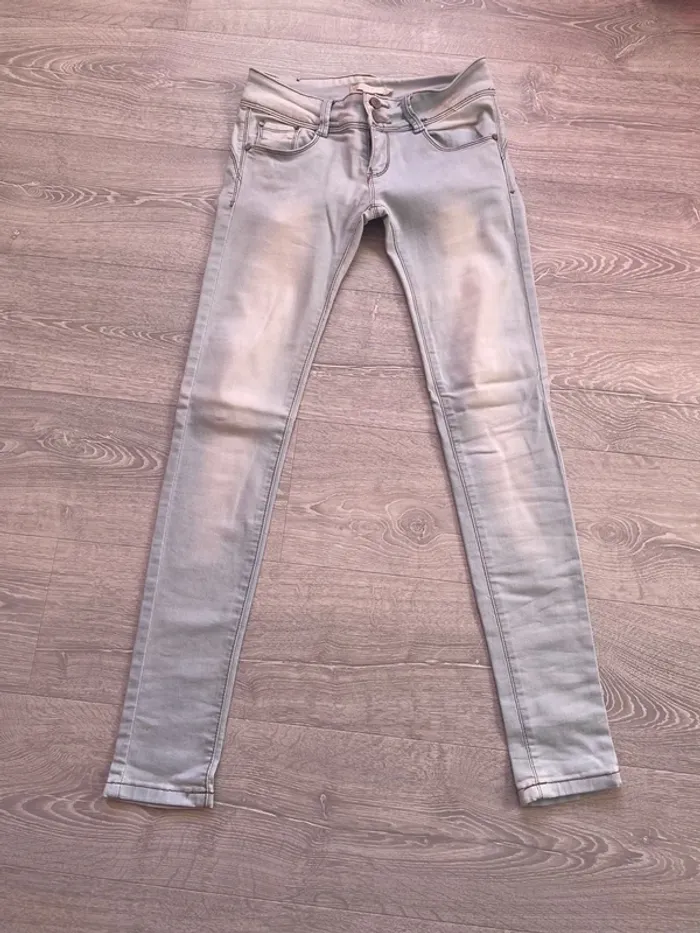 jeans bleu clair femme