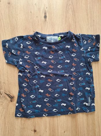 Tee-shirt jeux vidéos gamer 3 ans