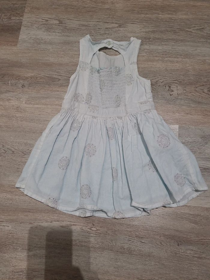 Robe turquoise à paillettes - photo numéro 3