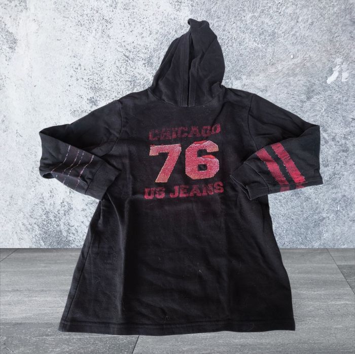 Sweet à capuche 10 ans US jeans - photo numéro 2