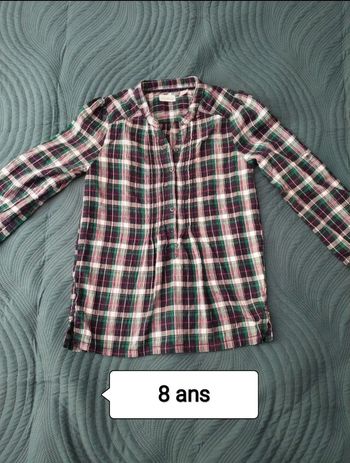 Chemise tunique okaidi 8 ans