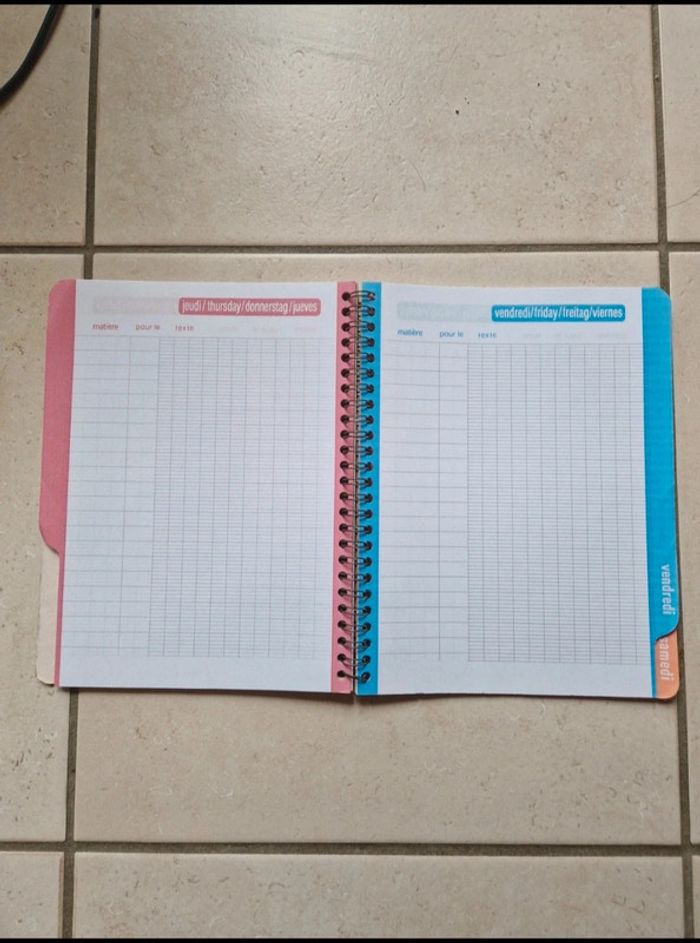 Neuf cahier de texte creeks - photo numéro 3