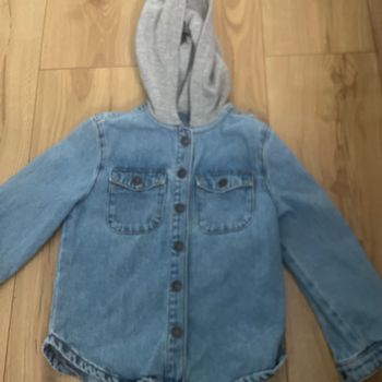 Veste capuche jean Kiabi