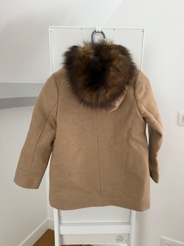 Duffle-coat camel Zara Kids - photo numéro 4