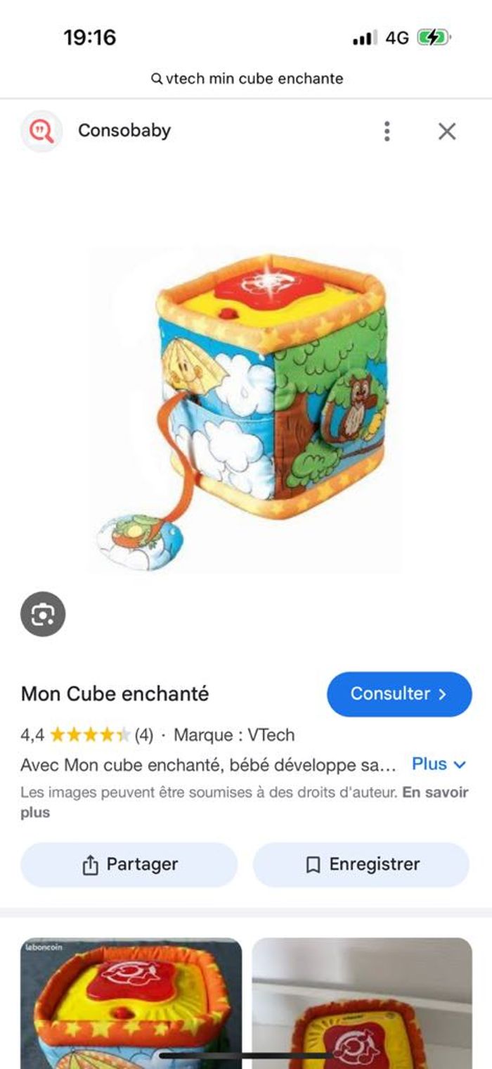 cube enchantée vtech - photo numéro 3