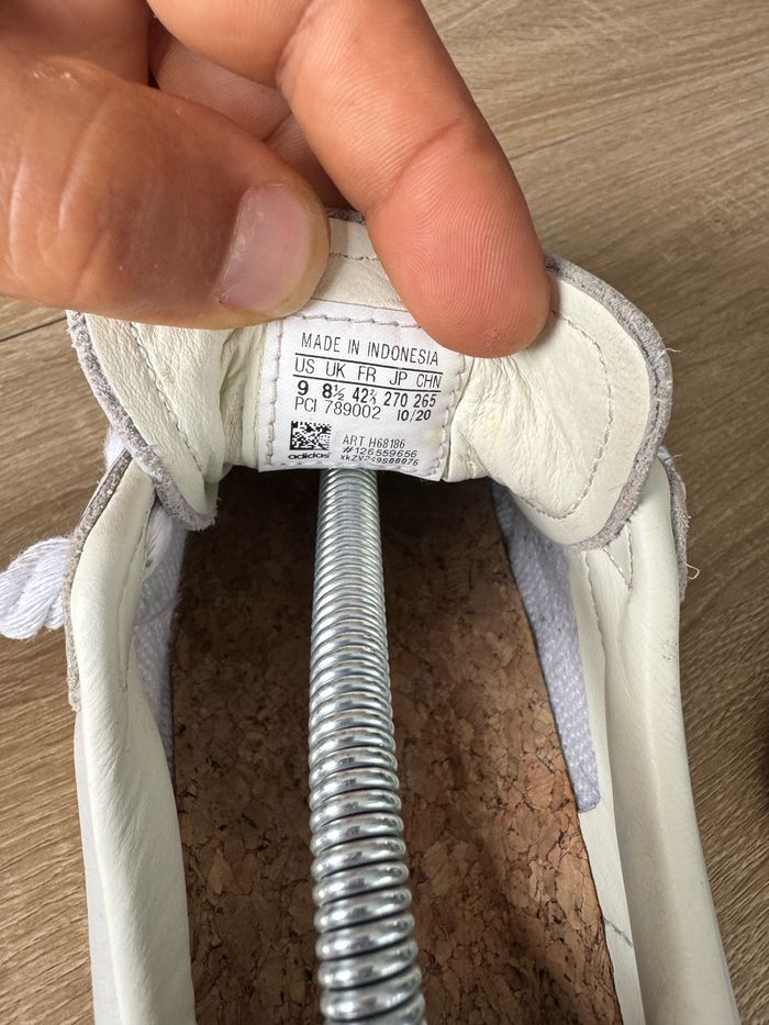 Adidas superstar verte et crème - photo numéro 5