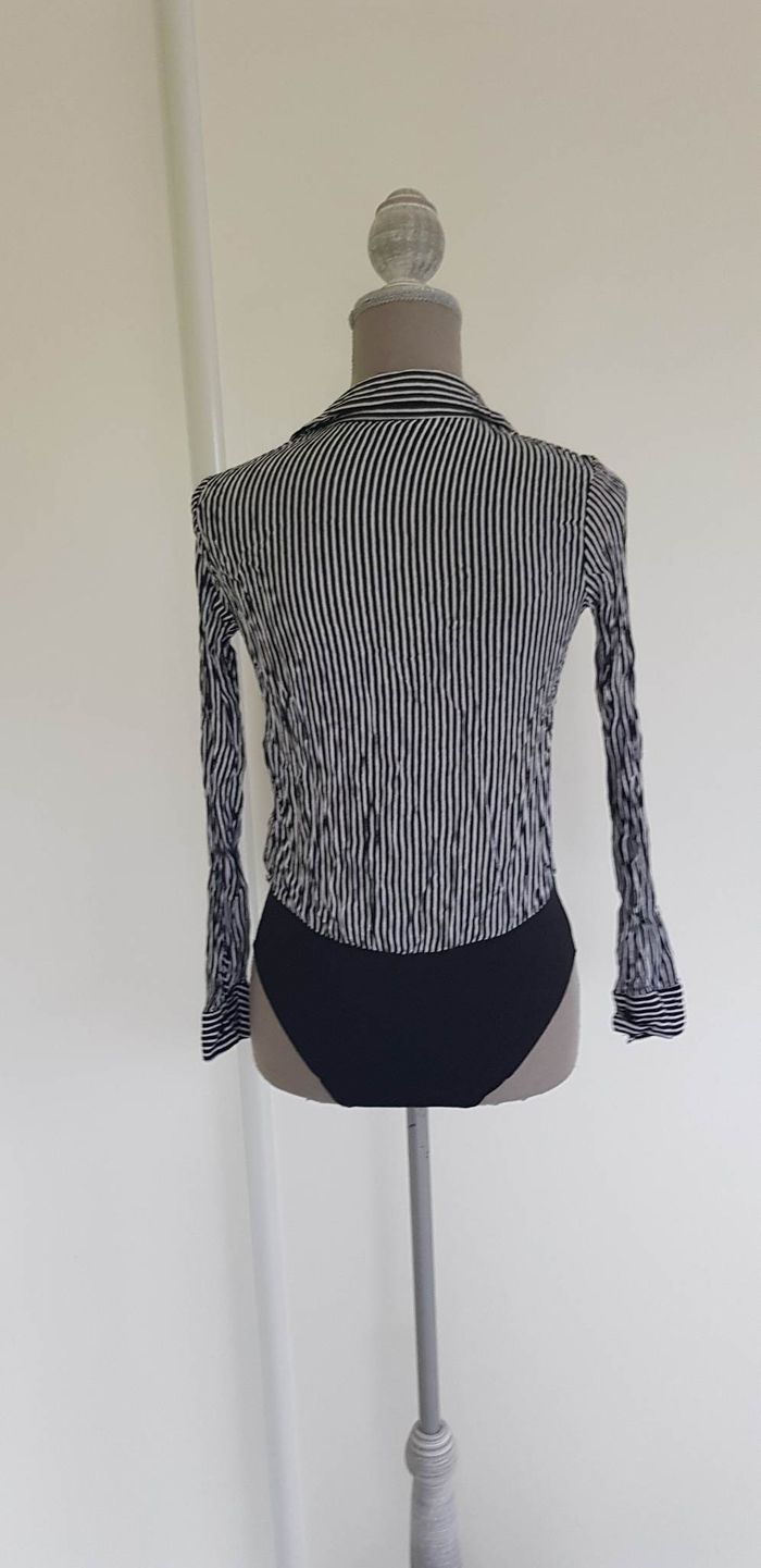 Body chemisier rayé - photo numéro 3