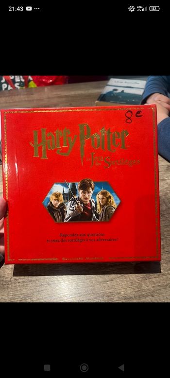 Vends jeux de société Harry Potter neuf
