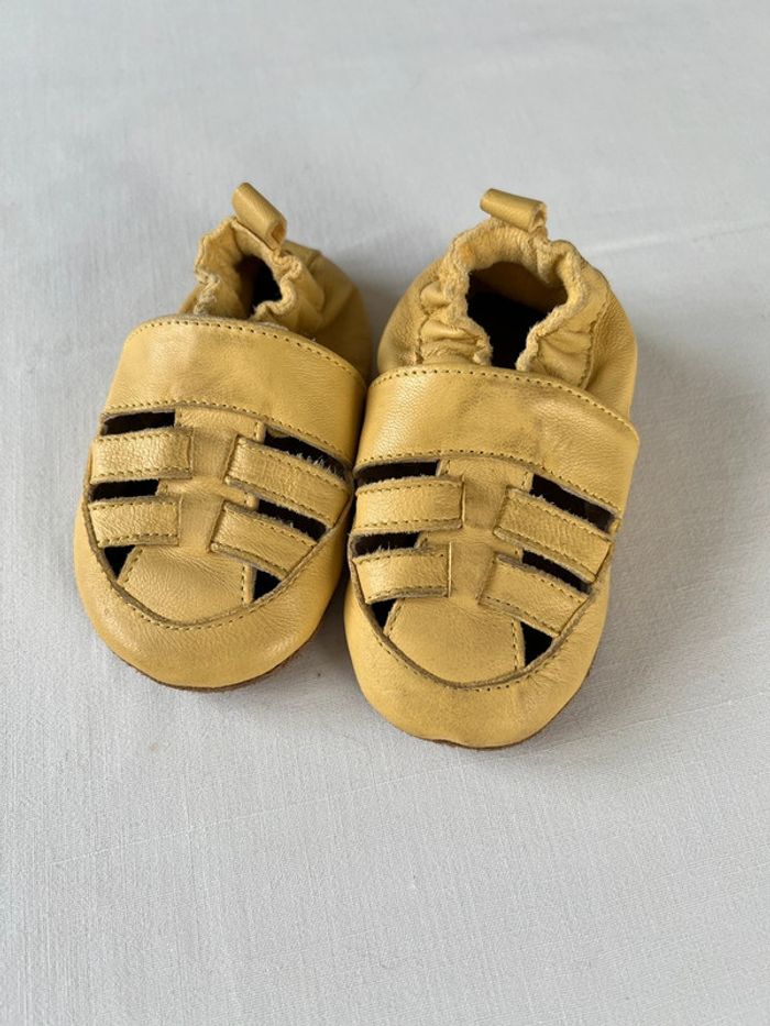 Sandales bébé en cuir 6-12 mois
