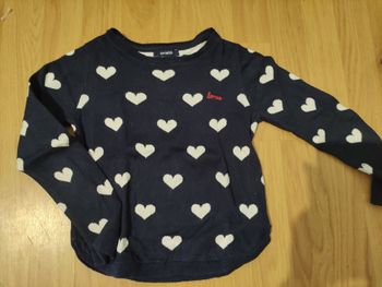 Pull léger avec coeurs