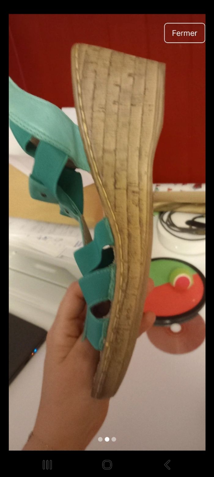 Chaussure compensé