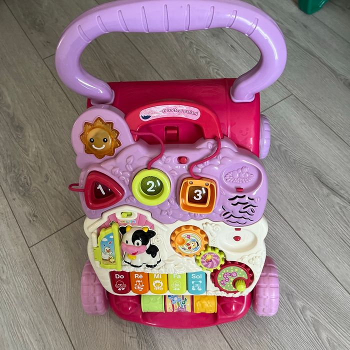 Jouet à pousser avec table activité - photo numéro 3