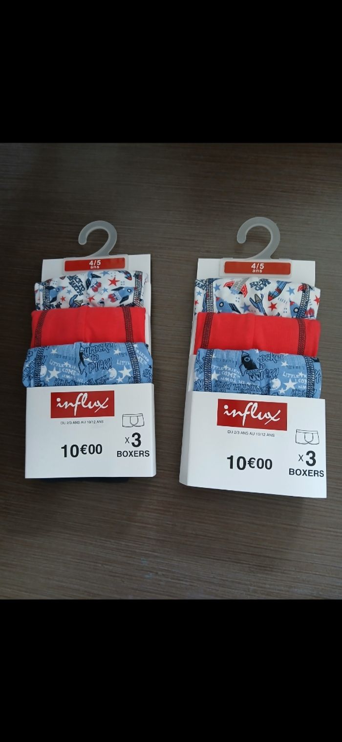 Lot de 6 boxers 4/5ans