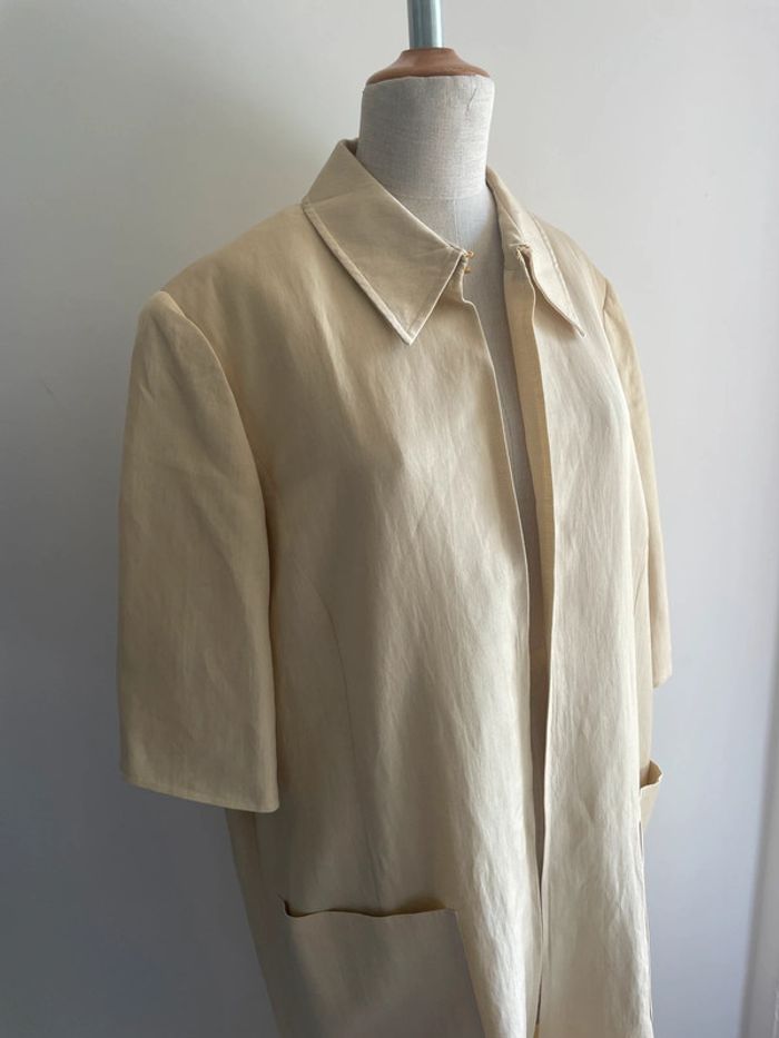 Manteau court crème Marina Rinaldi – chic et élégant - photo numéro 3