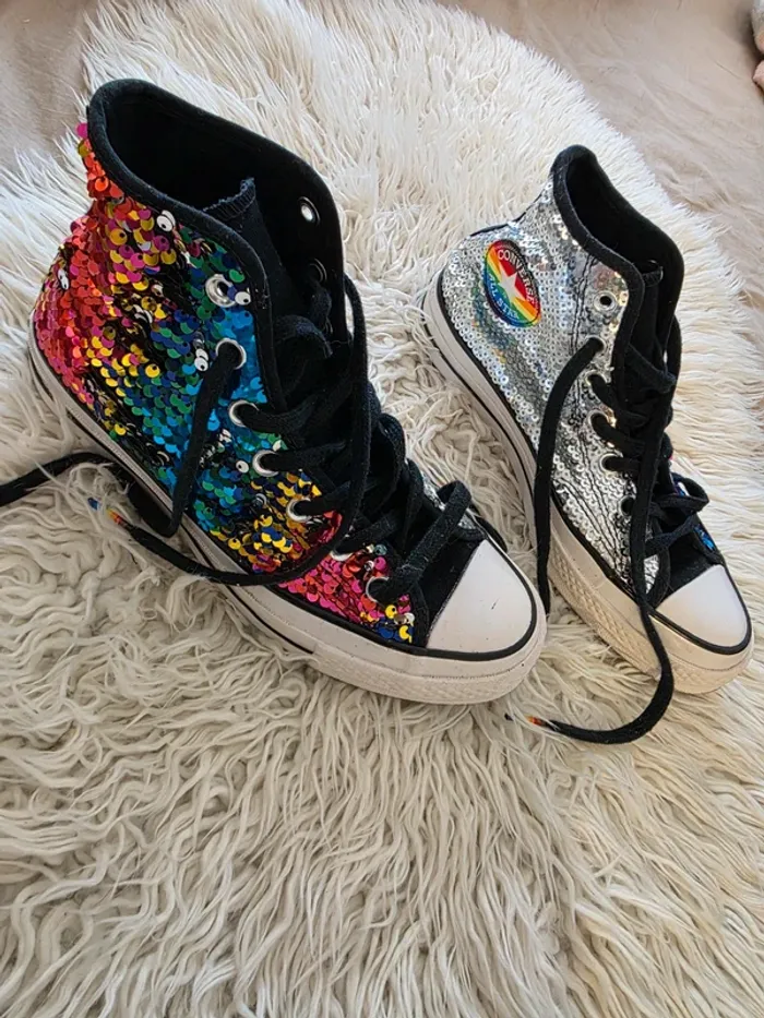 Converse rainbow LGBT+ p38 - photo numéro 5