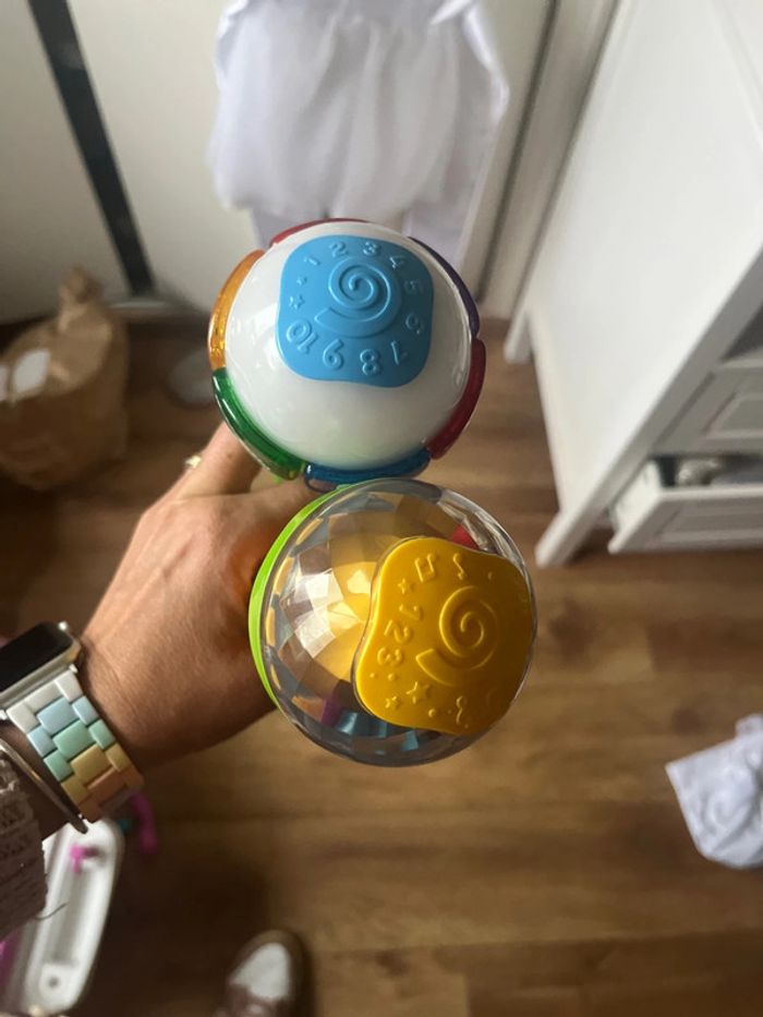 Maracas jouets bébé V tech musical - photo numéro 2