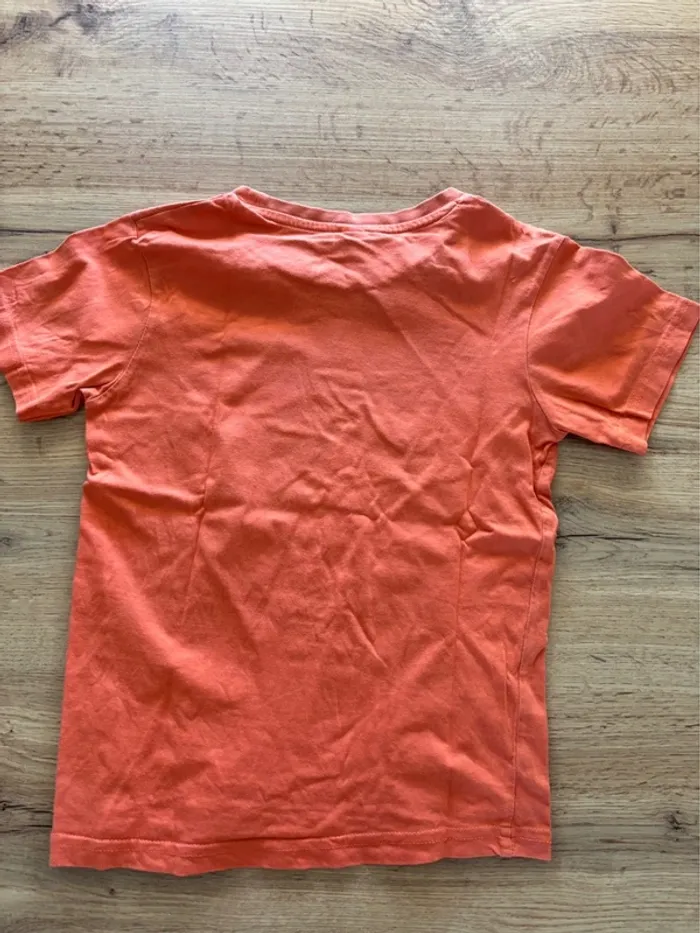 T-shirt tape à l’œil garçon orange 8 ans - photo numéro 3