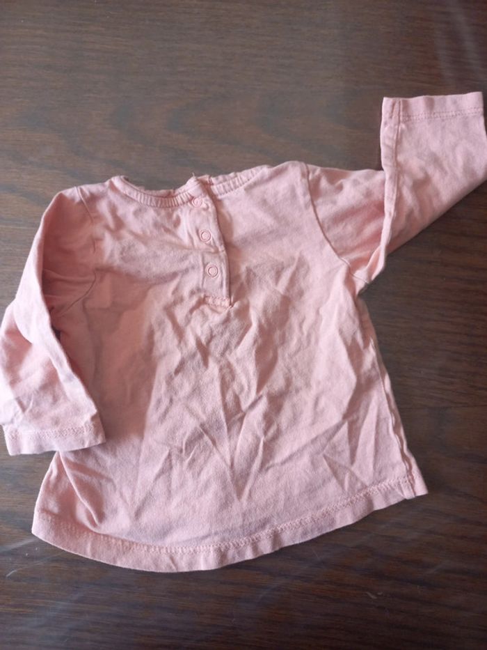 T-shirt "je suis miaou" manches longues 6mois - photo numéro 2