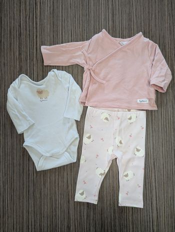 Ensemble body + gilet + pantalon