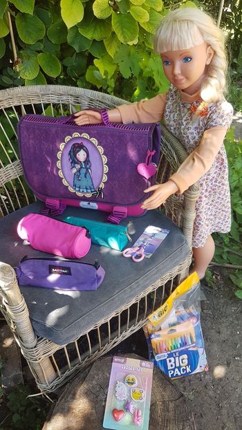 Cartable fille Gorjuss Santoro London 38 cm + petits cadeaux