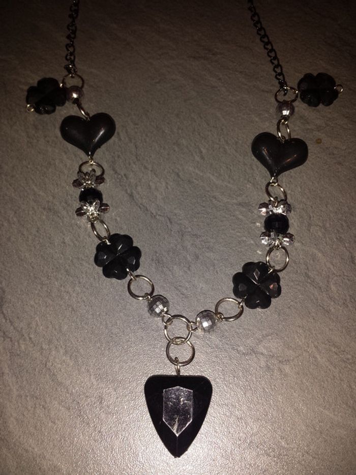 Collier Kiabi noir et argenté - photo numéro 2