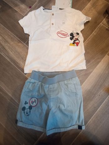 Ensemble mickey 24 mois