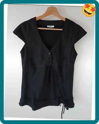 Chemisier noir Etam Taille M💝🌿