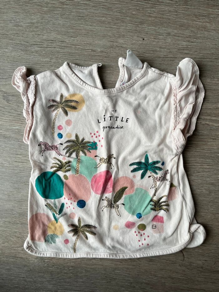 Tee shirt « Paradise » Zara 9/12 mois