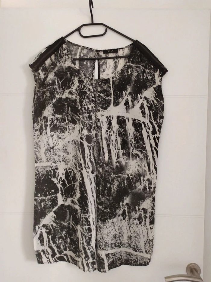 Robe femme vila noire et blanche taille S - photo numéro 5