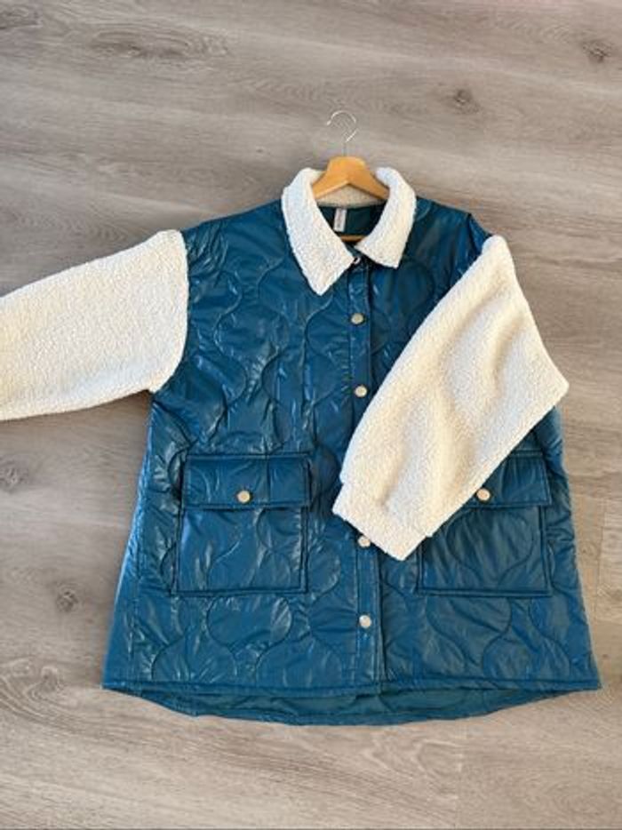 Doudoune matelassée manche moumoute New collection