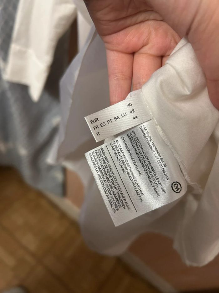 Chemise blanche portefeuille - photo numéro 9