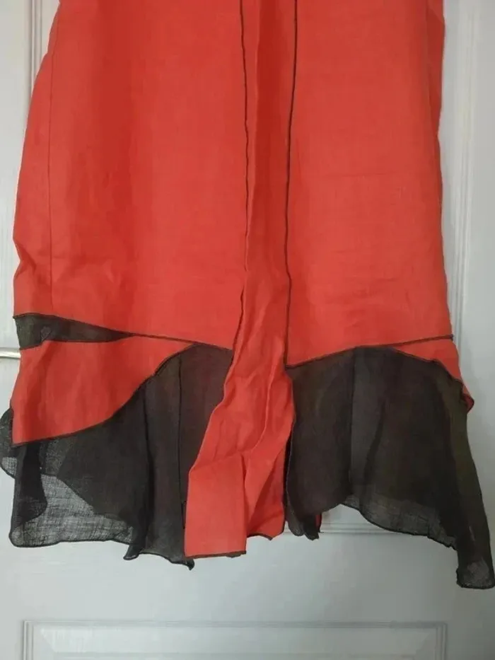 Magnifique robe originale corail - photo numéro 3