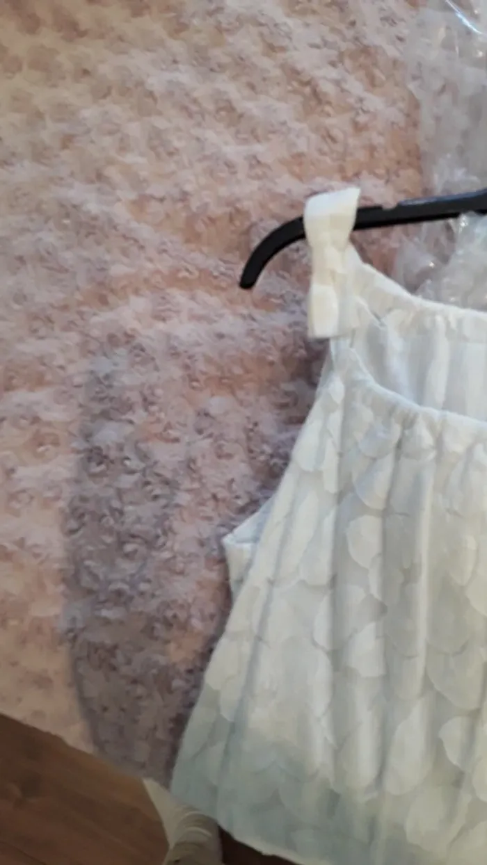 Robe blanche été doublée - photo numéro 4