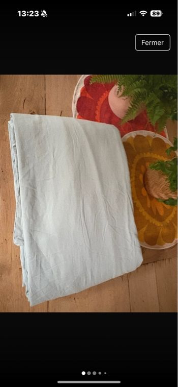 Housse de couette en satin de coton neuve