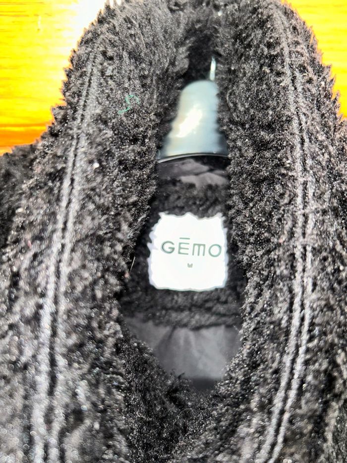 Veste moumoute noir - photo numéro 3