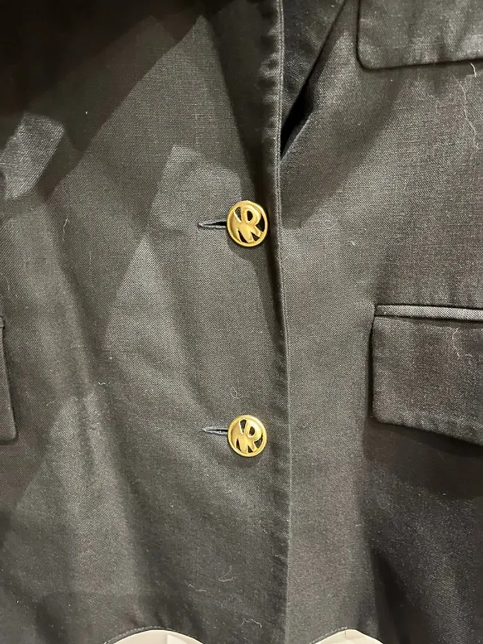 Veste blazer Nina Ricci lin Vintage - photo numéro 2