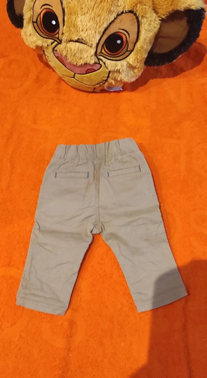Pantalon chino Obaibi 3 mois 60 cm - photo numéro 3